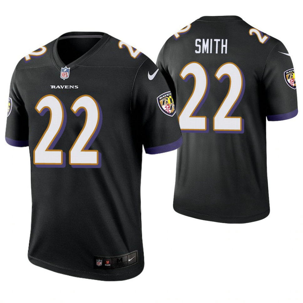 Baltimore Ravens #22 Jimmy Smith Black Legend Jersey Baltimore Ravens #22 Jimmy Smith Black Legend Jersey