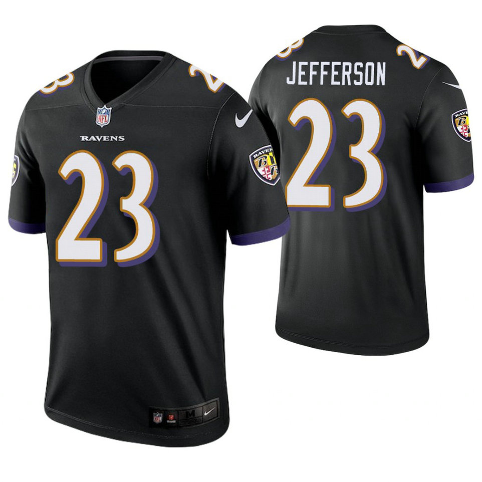Baltimore Ravens #23 Tony Jefferson Black Legend Jersey Baltimore Ravens #23 Tony Jefferson Black Legend Jersey