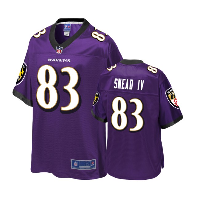 Baltimore Ravens #83 Willie Snead Purple Player Jersey Baltimore Ravens #83 Willie Snead Purple Player Jersey