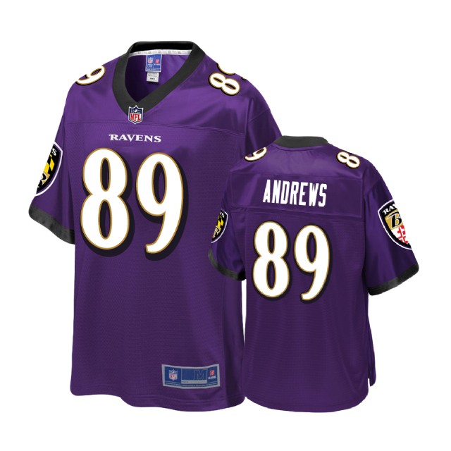 Baltimore Ravens #89 Mark Andrews Purple 2018 Draft Player Jersey
