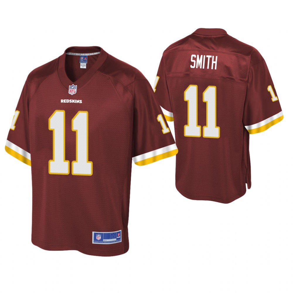 Washington Redskins #11 Alex Smith Burgundy Pro Line Player Jersey