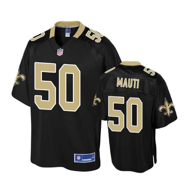 New Orleans Saints #50 Michael Mauti Black Pro Line Player Jersey New Orleans Saints #50 Michael Mauti Black Pro Line Player Jersey