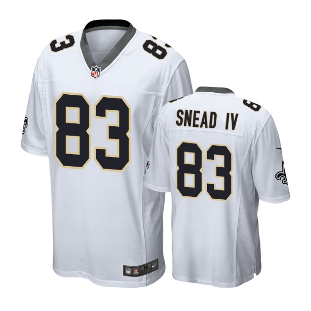 New Orleans Saints #83 Willie Snead IV White Game Jersey New Orleans Saints #83 Willie Snead IV White Game Jersey
