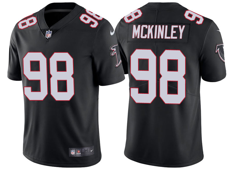 Atlanta Falcons #98 Takkarist McKinley Black Vapor Untouchable Limited Player Jersey