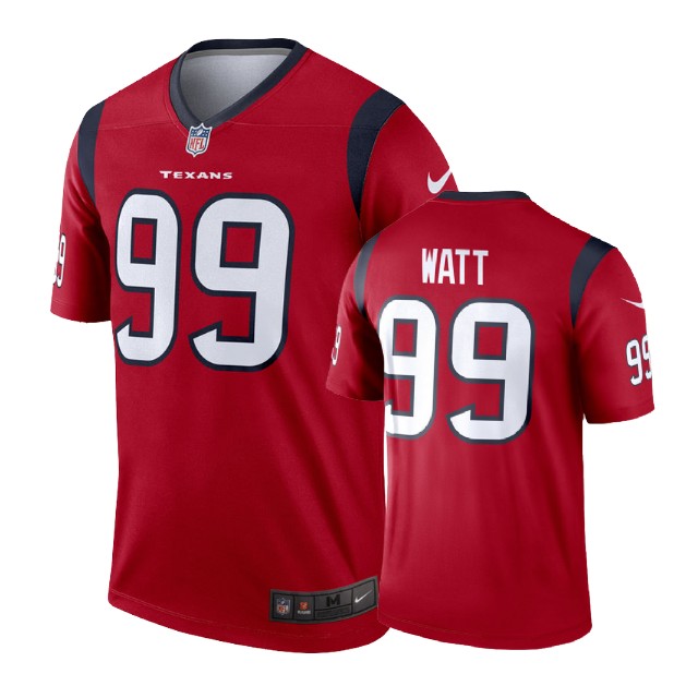 Houston Texans #99 J.J. Watt Red Legend Jersey