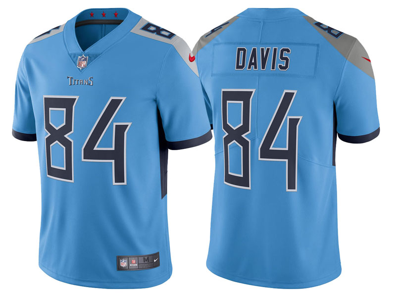 Tennessee Titans #84 Corey Davis Light Blue 2018 Vapor Untouchable Limited Jersey