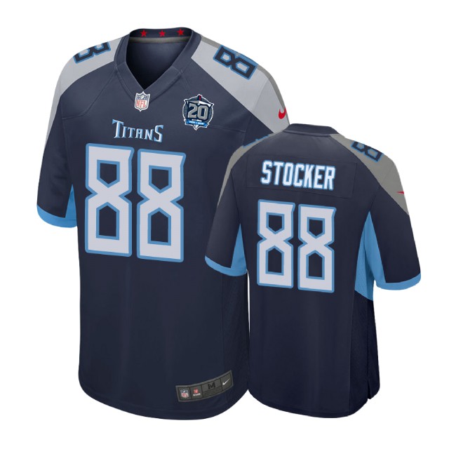 Tennessee Titans #88 Luke Stocker 20th Anniversary Game Navy Jersey Tennessee Titans #88 Luke Stocker 20th Anniversary Game Navy Jersey