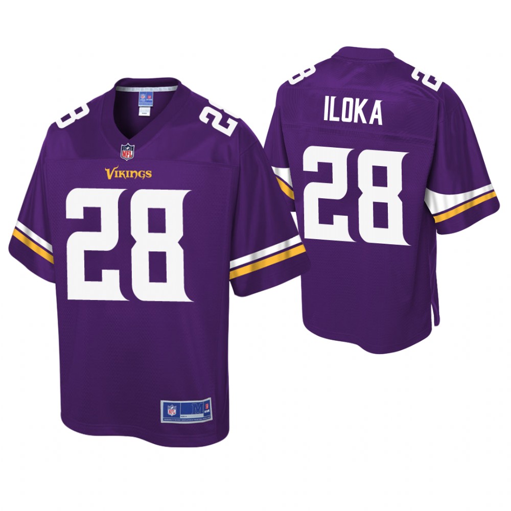Minnesota Vikings #28 George Iloka Purple Pro Line Jersey Minnesota Vikings #28 George Iloka Purple Pro Line Jersey
