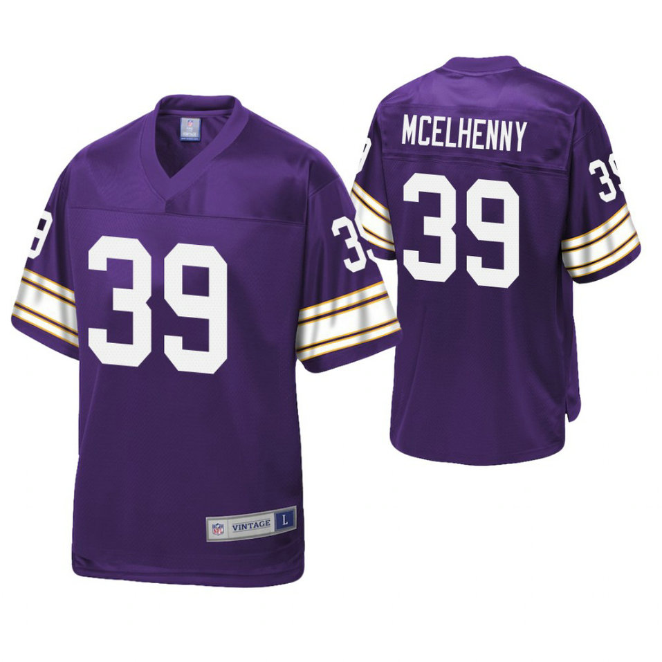 Minnesota Vikings #39 Hugh McElhenny Purple Pro Line Retired Team Player Jersey Minnesota Vikings #39 Hugh McElhenny Purple Pro Line Retired Team Player Jersey