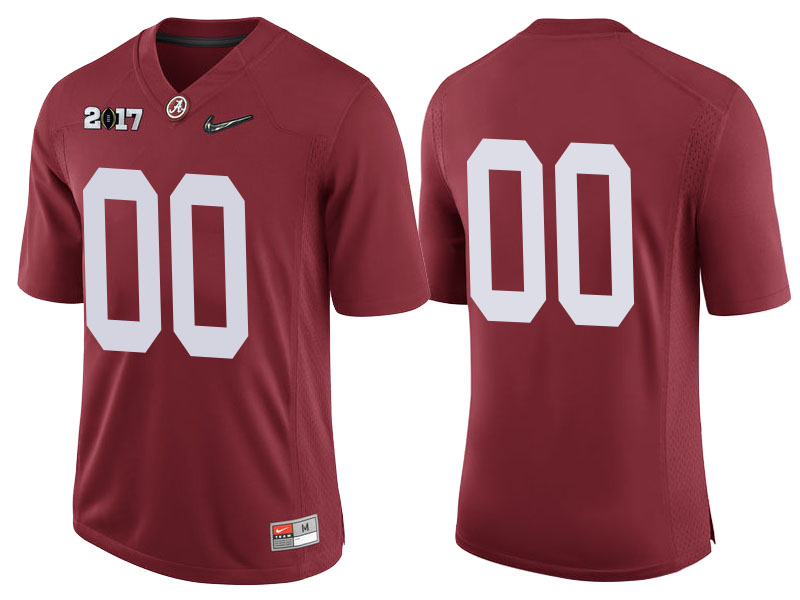 Alabama Crimson Tide Crimson Limited Custom College Football Jersey Alabama Crimson Tide Crimson Limited Custom College Football Jersey