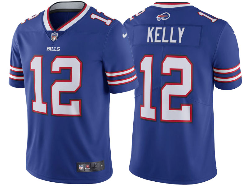 Buffalo Bills #12 Jim Kelly Royal Vapor Untouchable Limited Player Jersey Buffalo Bills #12 Jim Kelly Royal Vapor Untouchable Limited Player Jersey