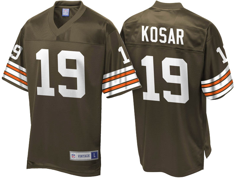 Cleveland Browns #19 Bernie Kosar Brown Retired Player Jersey Cleveland Browns #19 Bernie Kosar Brown Retired Player Jersey