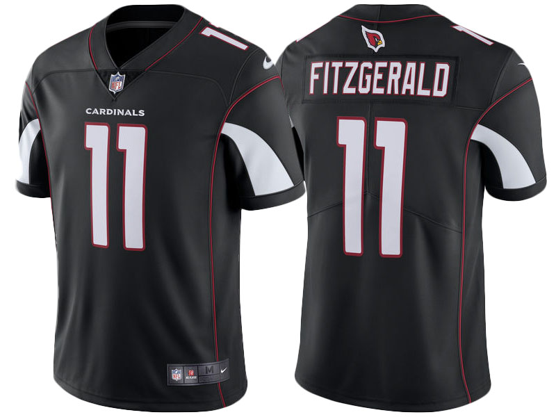 Arizona Cardinals #11 Larry Fitzgerald Black Vapor Untouchable Limited Player Jersey