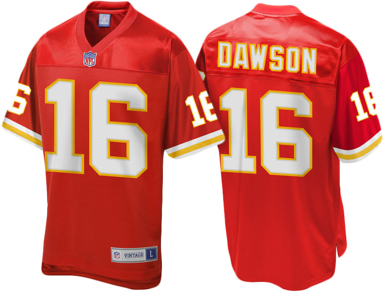 Kansas City Chiefs #16 Len Dawson Red Retired Player Jersey