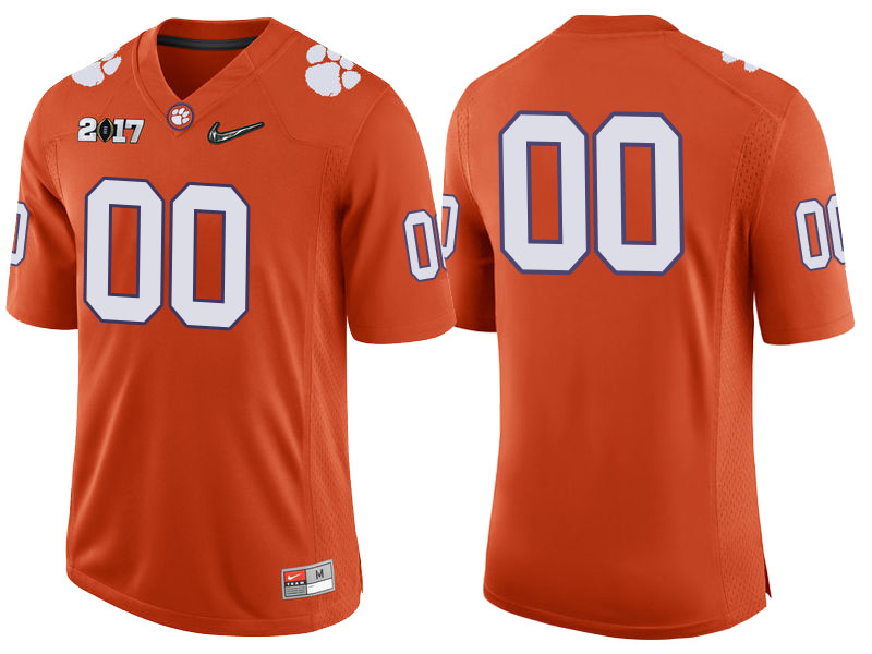 Clemson Tigers Orange 2017 National Championship Bound Limited Custom College Football Jersey Clemson Tigers Orange 2017 National Championship Bound Limited Custom College Football Jersey
