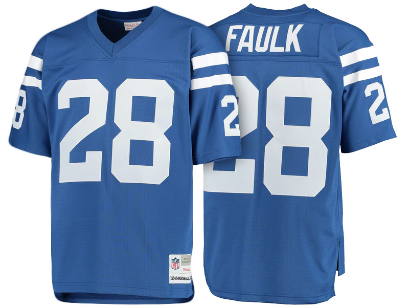Indianapolis Colts #28 Marshall Faulk Royal Retired Player Replica Jersey Indianapolis Colts #28 Marshall Faulk Royal Retired Player Replica Jersey