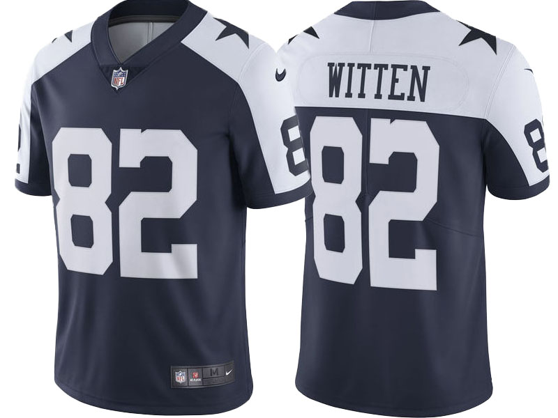 Dallas Cowboys #82 Jason Witten Navy Alternate Vapor Untouchable Limited Player Jersey