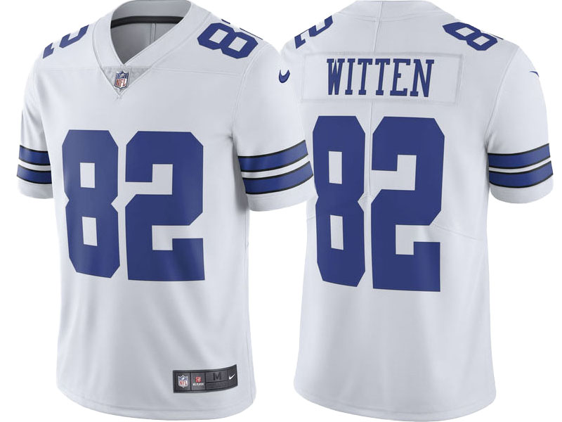 Dallas Cowboys #82 Jason Witten White Vapor Untouchable Limited Player Jersey