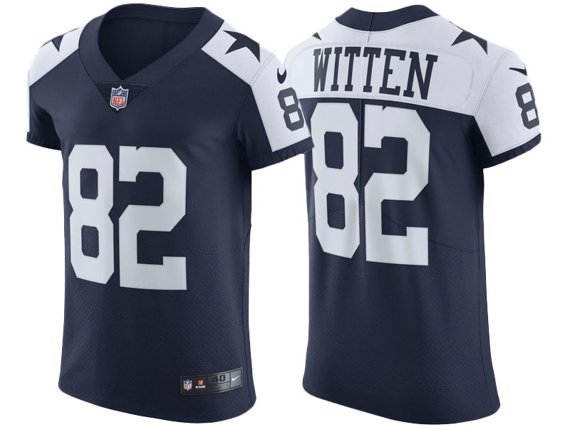 Dallas Cowboys #82 Jason Witten Navy Alternate Vapor Untouchable Elite Jersey