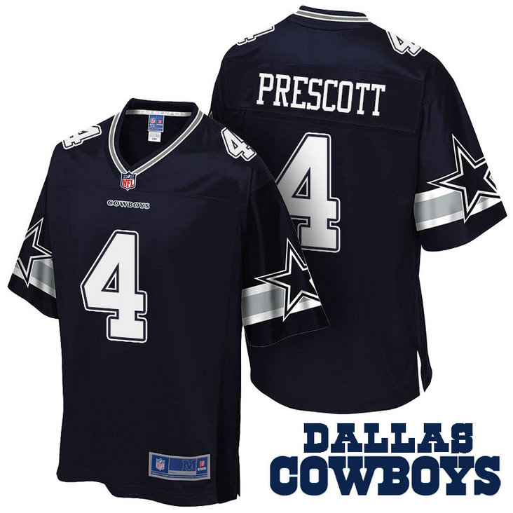 Dallas Cowboys #4 Dak Prescott Pro Line Navy Player Jersey Dallas Cowboys #4 Dak Prescott Pro Line Navy Player Jersey