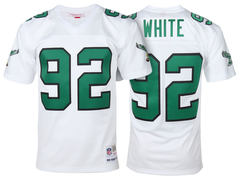 Philadelphia Eagles #92 Reggie White White Replica Retired Player Jersey Philadelphia Eagles #92 Reggie White White Replica Retired Player Jersey