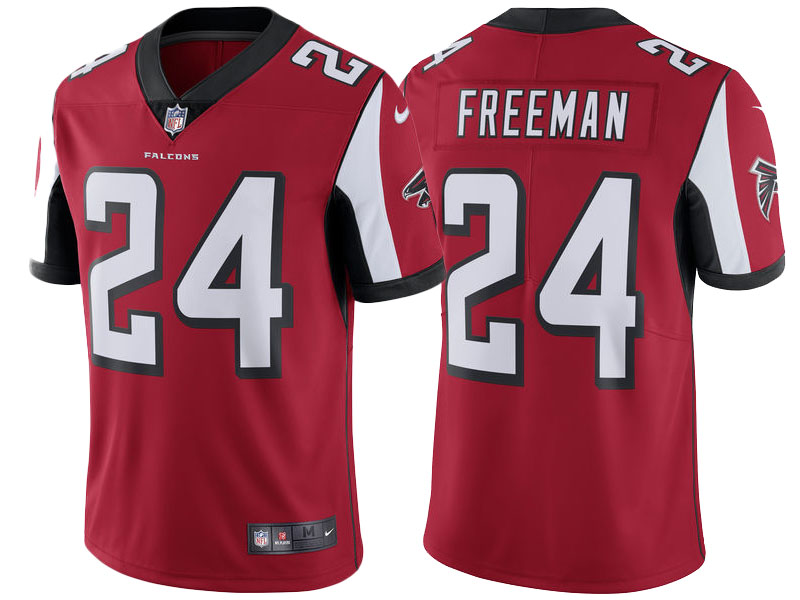 Atlanta Falcons #24 Devonta Freeman Red Vapor Untouchable Limited Player Jersey