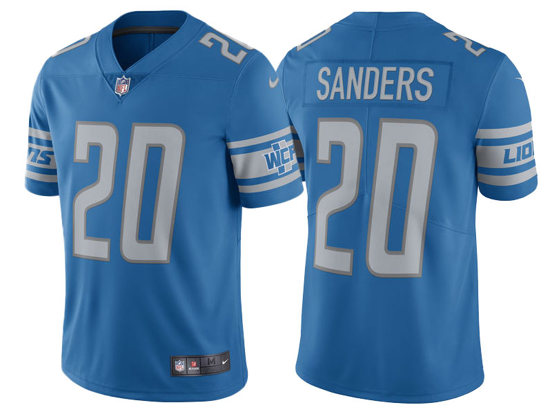 Detroit Lions #20 Barry Sanders Blue Vapor Untouchable Limited Player Jersey Detroit Lions #20 Barry Sanders Blue Vapor Untouchable Limited Player Jersey