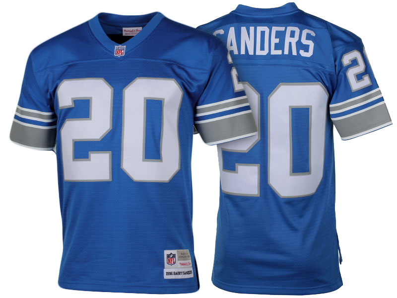 Detroit Lions #20 Barry Sanders Blue Retired Player Vintage Replica Jersey Detroit Lions #20 Barry Sanders Blue Retired Player Vintage Replica Jersey