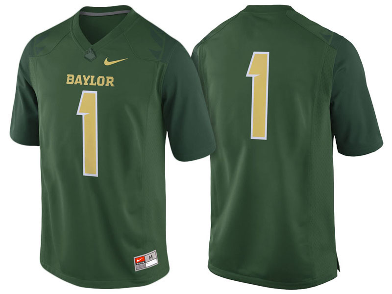 Baylor Bears #1 Green Game College Football Jersey Baylor Bears #1 Green Game College Football Jersey