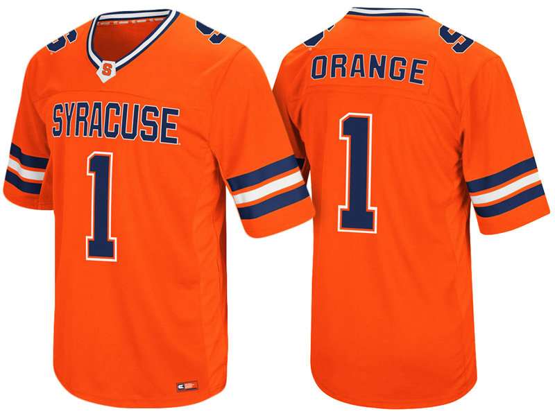 Syracuse Orange #1 Orange Colosseum Hail Mary II College Football Jersey Syracuse Orange #1 Orange Colosseum Hail Mary II College Football Jersey
