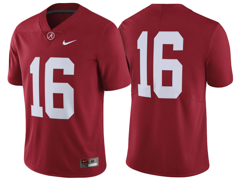 Alabama Crimson Tide #16 Crimson Limited College Football Jersey
