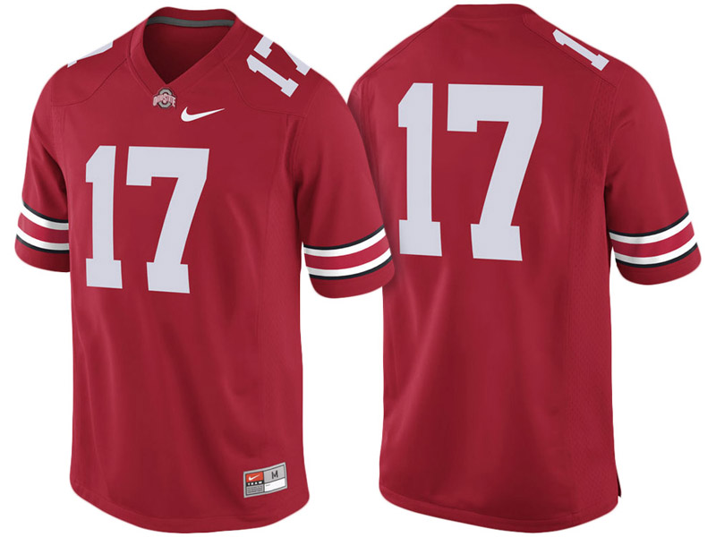 Ohio State Buckeyes #17 Scarlet Game College Football Jersey Ohio State Buckeyes #17 Scarlet Game College Football Jersey