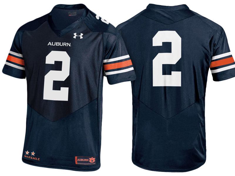 Auburn Tigers #2 Navy Premier College Football Jersey Auburn Tigers #2 Navy Premier College Football Jersey