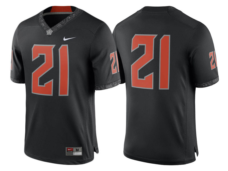 Oklahoma State Cowboys #21 Black Game College Football Jersey Oklahoma State Cowboys #21 Black Game College Football Jersey