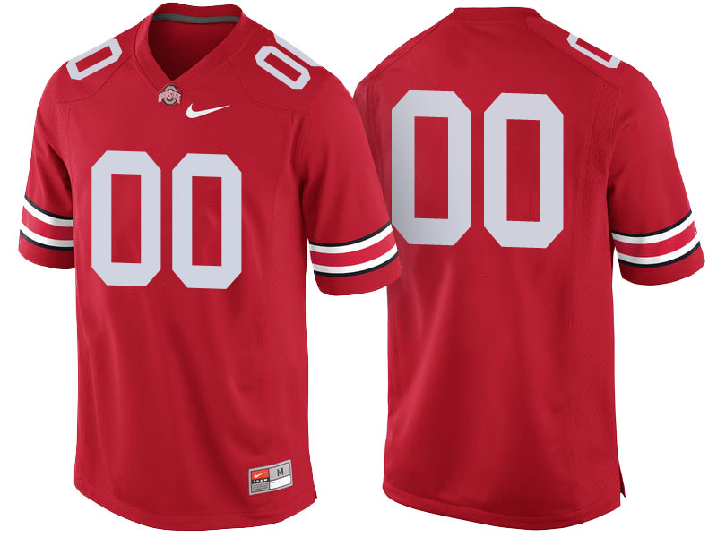 Ohio State Buckeyes Scarlet Game Custom College Football Jersey Ohio State Buckeyes Scarlet Game Custom College Football Jersey