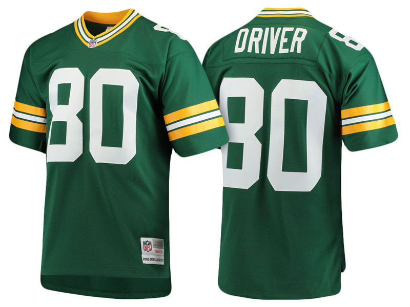 Green Bay Packers #80 Donald Driver Green Retired Player Replica Jersey