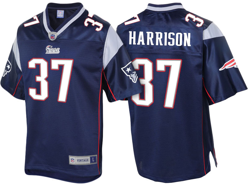 New England Patriots #37 Rodney Harrison Navy Retired Player Jersey New England Patriots #37 Rodney Harrison Navy Retired Player Jersey