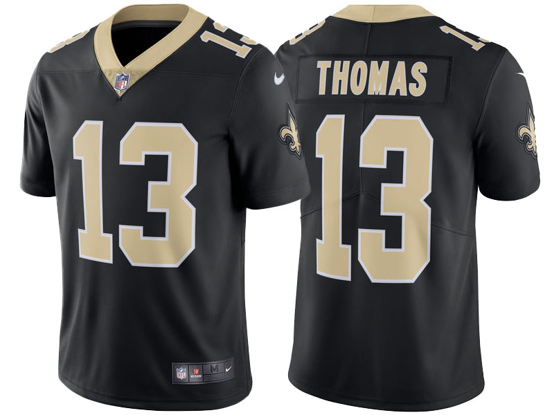 New Orleans Saints #13 Michael Thomas Black Vapor Untouchable Limited Player Jersey New Orleans Saints #13 Michael Thomas Black Vapor Untouchable Limited Player Jersey