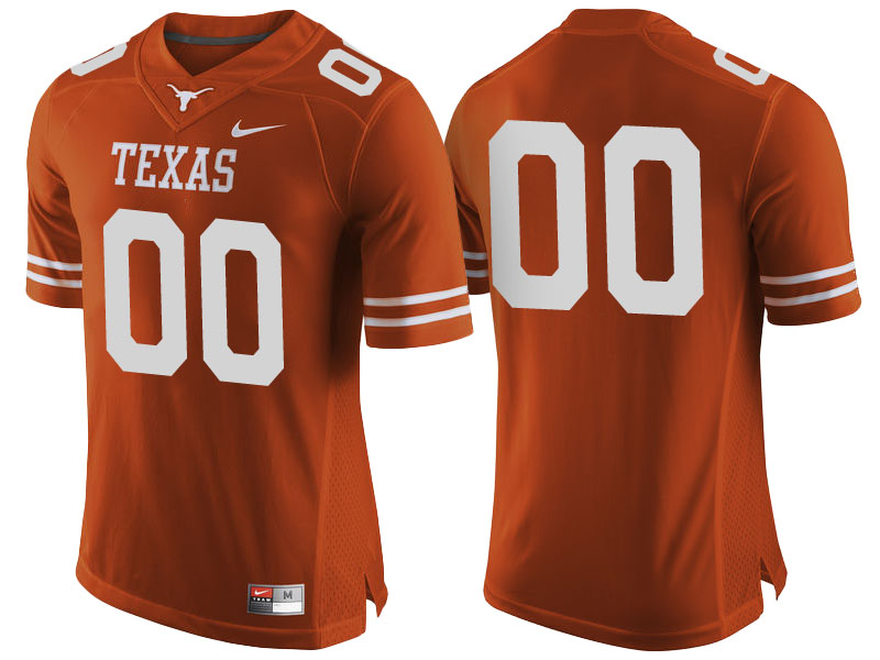 Texas Longhorns Burnt Orange Limited Custom College Football Jersey Texas Longhorns Burnt Orange Limited Custom College Football Jersey