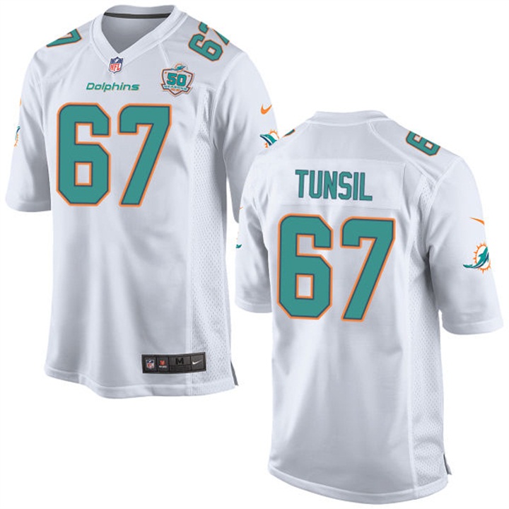 Miami Dolphins #67 Laremy Tunsil White Patch Game Jersey Miami Dolphins #67 Laremy Tunsil White Patch Game Jersey
