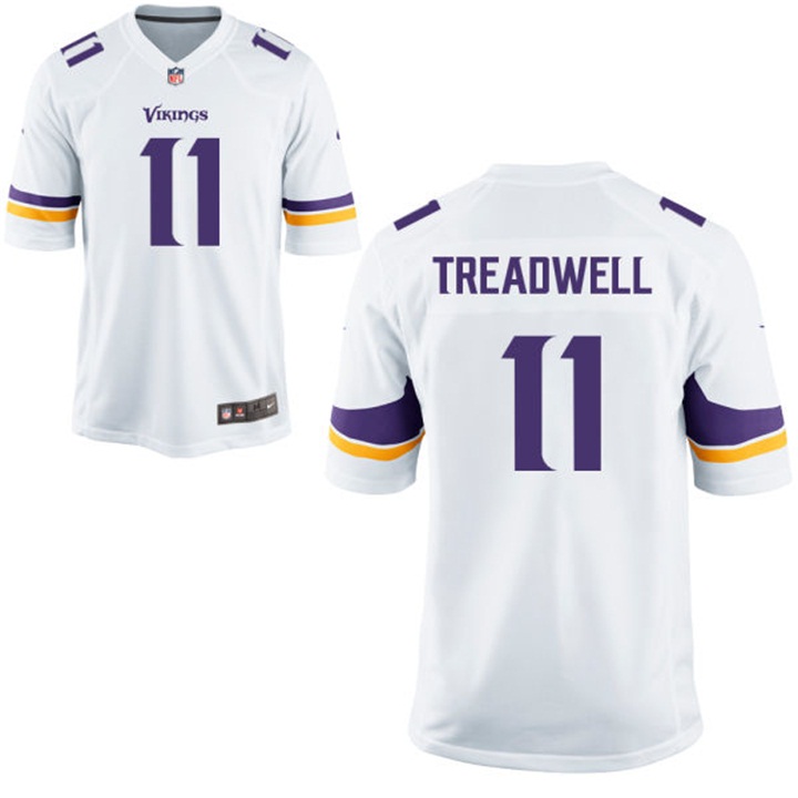 Minnesota Vikings #11 Laquon Treadwell White Game Jersey Minnesota Vikings #11 Laquon Treadwell White Game Jersey