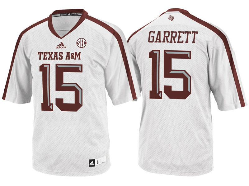 Myles Garrett #15 Texas A&M Aggies White College Football Jersey Myles Garrett #15 Texas A&M Aggies White College Football Jersey