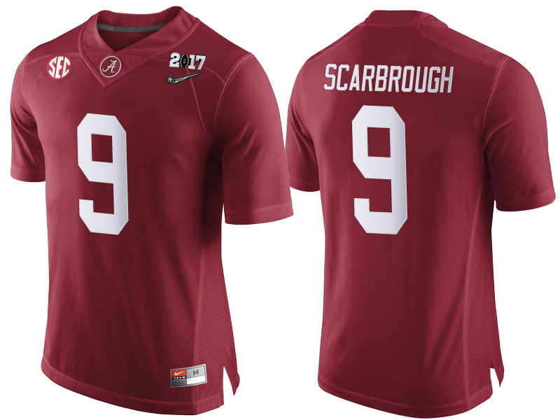 Alabama Crimson Tide #9 Bo Scarbrough Crimson 2017 National Championship Bound Limited College Football Jersey Alabama Crimson Tide #9 Bo Scarbrough Crimson 2017 National Championship Bound Limited College Football Jersey
