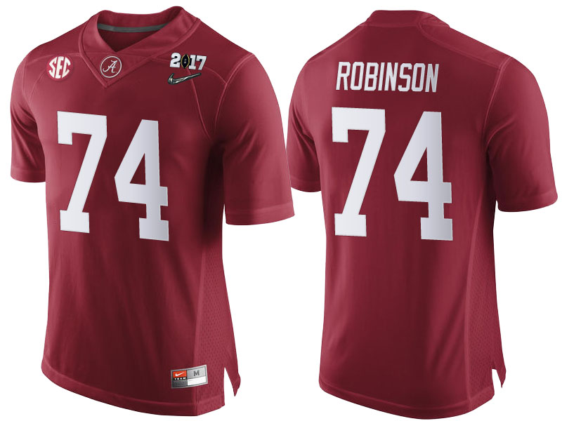 Alabama Crimson Tide #74 Cam Robinson Crimson 2017 National Championship Bound Limited College Football Jersey Alabama Crimson Tide #74 Cam Robinson Crimson 2017 National Championship Bound Limited College Football Jersey