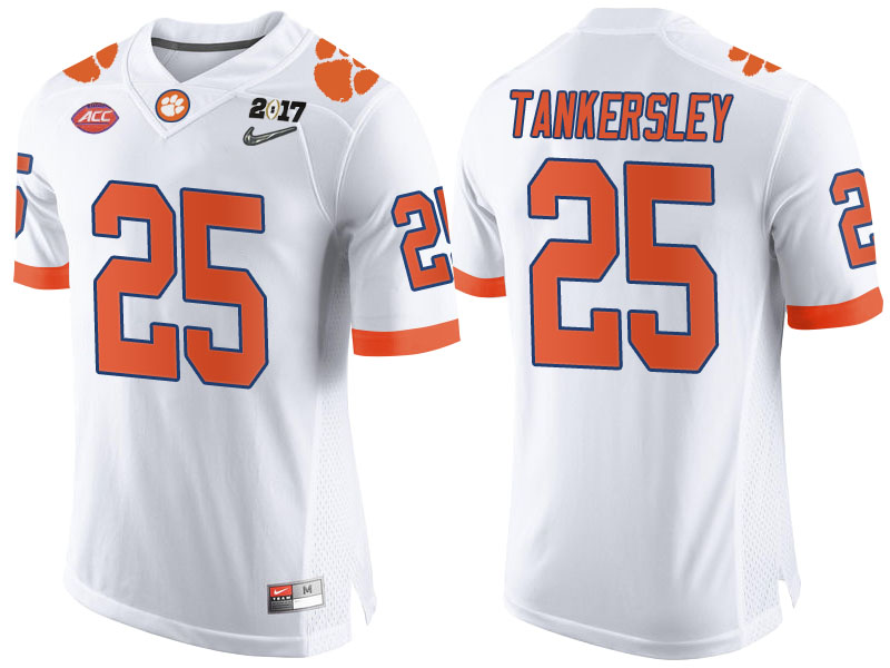 Clemson Tigers #25 Cordrea Tankersley White 2017 National Championship Bound Limited College Football Jersey Clemson Tigers #25 Cordrea Tankersley White 2017 National Championship Bound Limited College Football Jersey