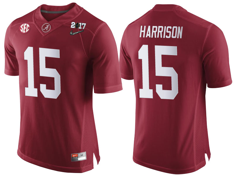 Alabama Crimson Tide #15 Ronnie Harrison Crimson 2017 National Championship Bound Limited College Football Jersey Alabama Crimson Tide #15 Ronnie Harrison Crimson 2017 National Championship Bound Limited College Football Jersey