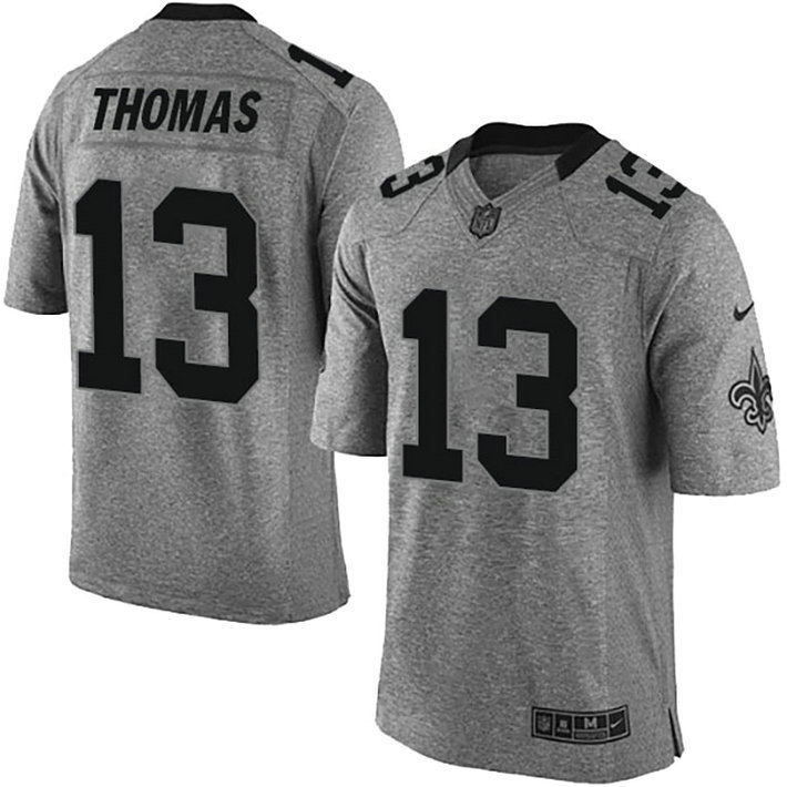 New Orleans Saints #13 Michael Thomas Gray Gridiron Limited Jersey New Orleans Saints #13 Michael Thomas Gray Gridiron Limited Jersey