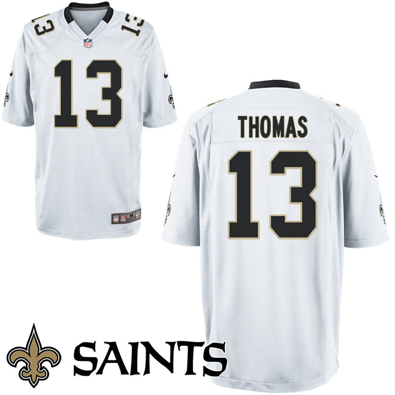 New Orleans Saints #13 Michael Thomas White Game Jersey New Orleans Saints #13 Michael Thomas White Game Jersey