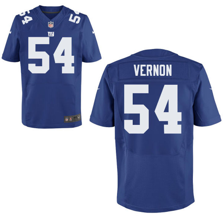 New York Giants #54 Olivier Vernon Royal Elite Jersey New York Giants #54 Olivier Vernon Royal Elite Jersey