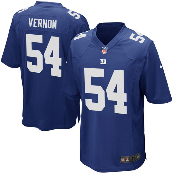 New York Giants #54 Olivier Vernon Royal Game Jersey New York Giants #54 Olivier Vernon Royal Game Jersey